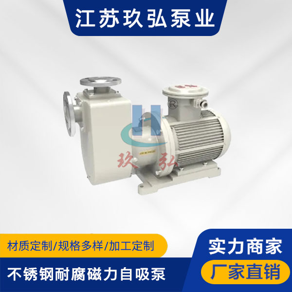 ZCQ不鏽鋼耐腐蝕磁力自吸泵(圖（tú）1)