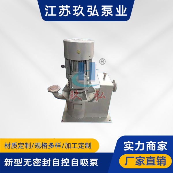 WFB立式新型無密封（fēng）自控自吸泵(圖1)