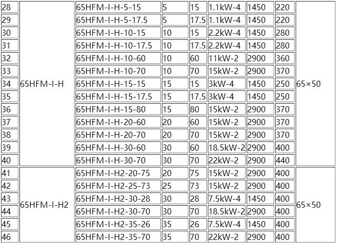 HFM-1型單級耐腐耐磨後吸式壓濾機泵(圖2)