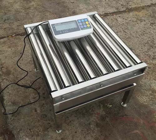100kg輸送滾筒電子秤廠家 100公斤不鏽鋼滾輪電子秤價格