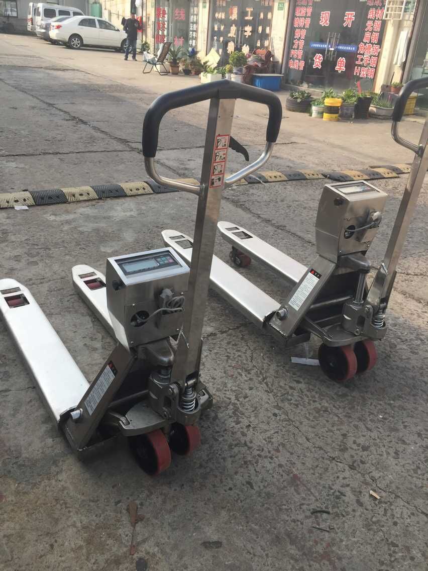2噸工廠（chǎng）不鏽鋼叉車秤