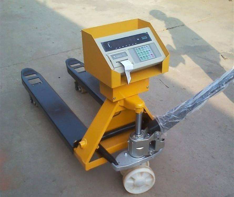 手動（dòng）叉車（chē）秤2噸帶打印價格（gé） 2t叉車電子磅（páng）