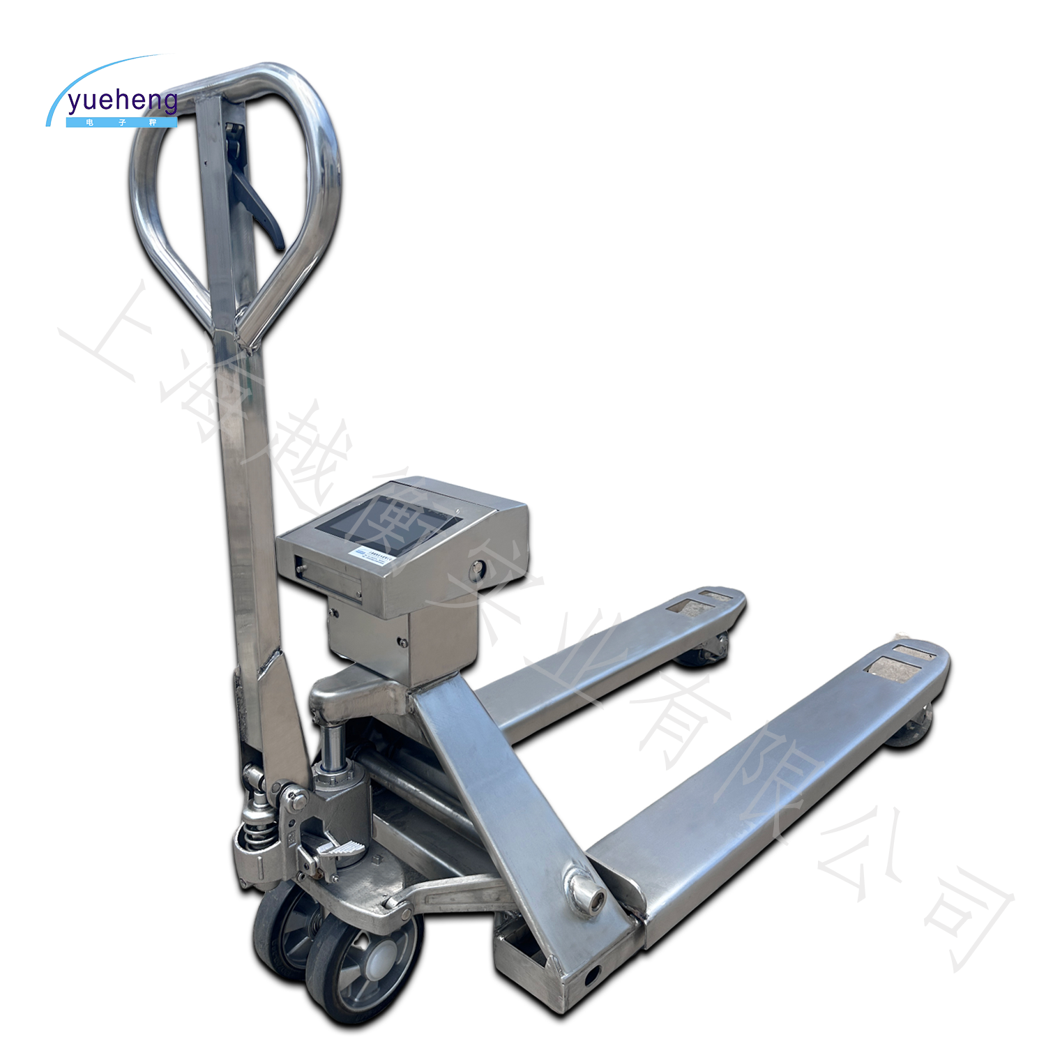 帶觸摸屏不鏽鋼（gāng）叉車秤（chèng）