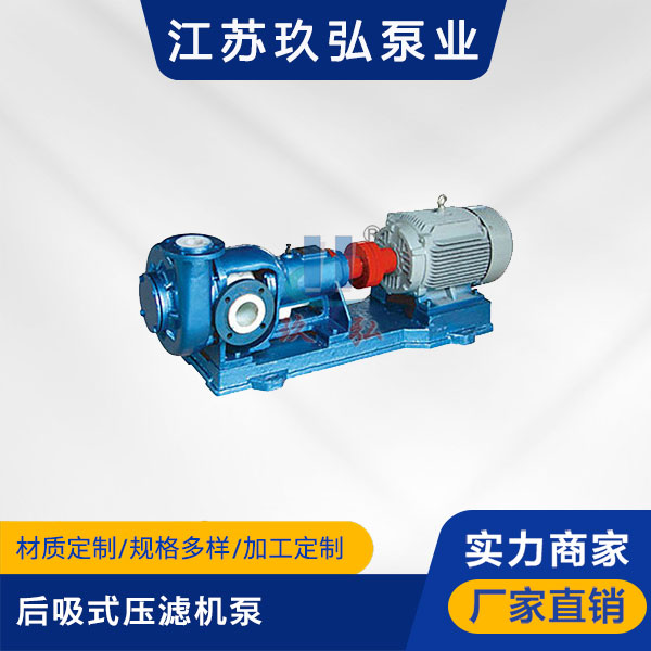 HFM-1型單級耐腐耐磨後吸式壓（yā）濾機泵(圖1)