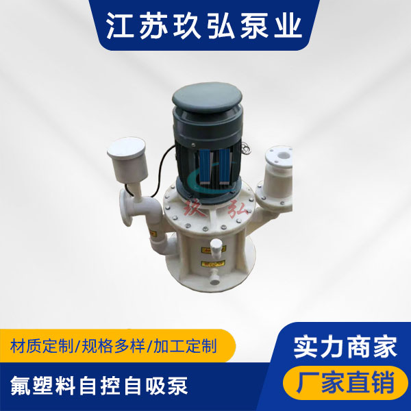 WFB氟塑料自控自吸泵(圖1) WFB氟(fú)塑(sù)料自控自吸泵(圖1)