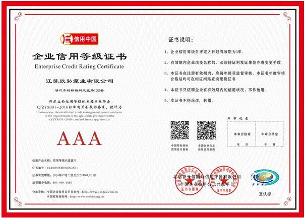 企業信（xìn）用等級