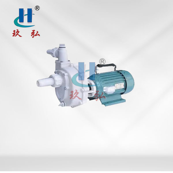 103手提式氟（fú）塑料耐酸堿自吸泵