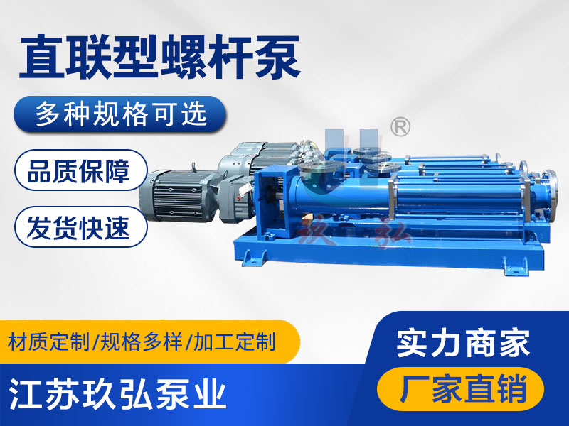 直聯型（xíng）螺杆泵-緊湊型螺杆泵-江蘇红桃17c视频泵業(圖1)